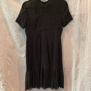 Black lace dress